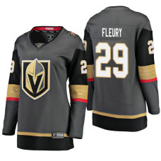 Women's Vegas Golden Knights Marc-Andre Fleury Breakaway 2018 Jersey Gray