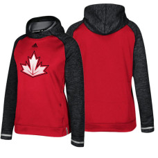 Women's Womens 2016 World Cup Of Hockey Canada Team Hockey Red Team Pullover Hoodie