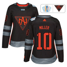 Women's North America Team 2016 World Cup of Hockey #10 J.T. Miller Black Premier Jersey