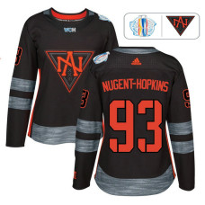 Women's North America Team 2016 World Cup of Hockey #93 Ryan Nugent-Hopkins Black Premier Jersey