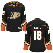 Women's Anaheim Ducks Patrick Eaves #18 Black Premier Home Jersey