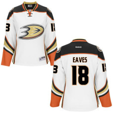 Women's Anaheim Ducks Patrick Eaves #18 White Premier Away Jersey