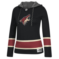 Women's Arizona Coyotes Black Jersey Pullover Hoodie