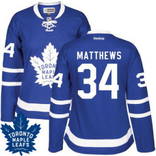 Women's Auston Matthews #34 Toronto Maple Leafs Royal Blue Premier Home Jersey