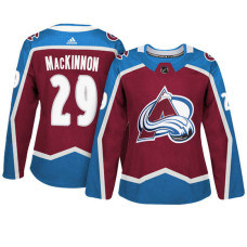 Women's Colorado Avalanche #29 Nathan MacKinnon Maroon Adizero Player Home Jersey