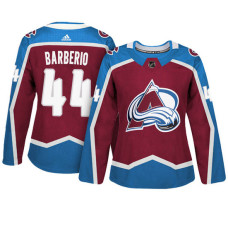 Women's Colorado Avalanche #44 Mark Barberio Maroon Adizero Player Home Jersey