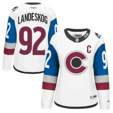 Women's Colorado Avalanche Gabriel Landeskog #92 White 2016 Stadium Series Jersey