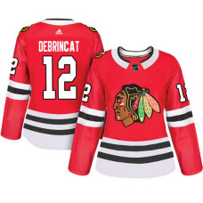 Women's Chicago Blackhawks #12 Alex DeBrincat Red Adizero Player Home Jersey