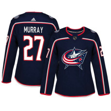 Women's Columbus Blue Jackets #27 Ryan Murray Navy Adizero Player Home Jersey