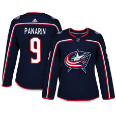 Women's Columbus Blue Jackets #9 Artemi Panarin Navy Adizero Player Home Jersey