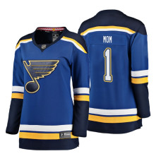 Women's St. Louis Blues Blue Mother's Day #1 Mom Jersey