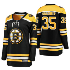 Women's Boston Bruins Anton Khudobin Breakaway 2018 Jersey Black