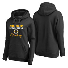 Women's Boston Bruins Black Freeline Pullover Hooded Hoodie