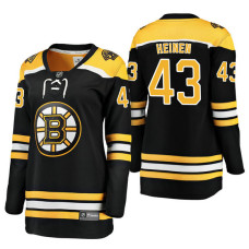 Women's Boston Bruins Danton Heinen Breakaway 2018 Jersey Black