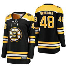 Women's Boston Bruins Matt Grzelcyk Breakaway 2018 Jersey Black