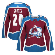 Women's Vancouver Canucks #20 Brandon Sutter Maroon Adizero Player Home Jersey