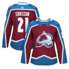 Women's Vancouver Canucks #21 Loui Eriksson Maroon Adizero Player Home Jersey