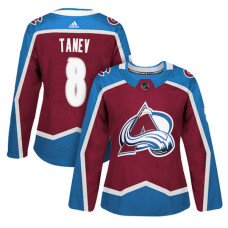 Women's Vancouver Canucks #8 Christopher Tanev Maroon Adizero Player Home Jersey