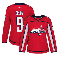 Women's Washington Capitals #9 Dmitry Orlov Red Adizero Player Home Jersey