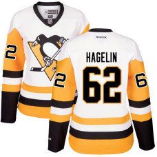 Women's Carl Hagelin #62 Pittsburgh Penguins White Premier Alternate Jersey