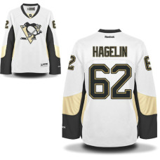 Women's Carl Hagelin #62 Pittsburgh Penguins White Premier Home Jersey