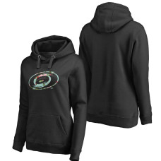 Women's Carolina Hurricanes Black Fanatics Branded Lovely Pullover Hoodie