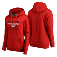 Women's Carolina Hurricanes Red Freeline Pullover Hooded Hoodie