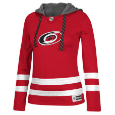 Women's Carolina Hurricanes Red Jersey Pullover Hoodie