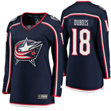 Women's #18 Pierre-Luc Dubois Navy Breakaway Player Jersey Columbus Blue Jackets