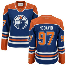 Women's Oilers #97 Connor Mcdavid Orange Premier Alternate Jersey