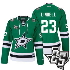 Women's Dallas Stars #23 Esa Lindell Green 1995-2017 25th Anniversary Home Jersey