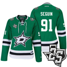 Women's Dallas Stars #91 Tyler Seguin Green 1995-2017 25th Anniversary Home Jersey