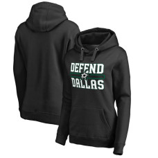 Women's Dallas Stars Black Defend City Hometown Pullover Hoodie