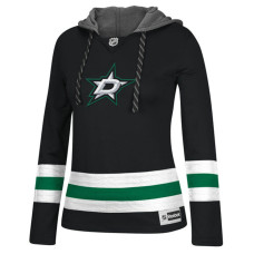 Women's Dallas Stars Black Jersey Pullover Hoodie