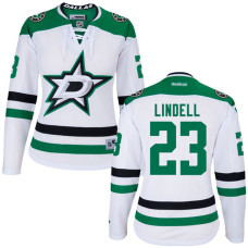 Women's Dallas Stars Esa Lindell #23 White Premier Away Jersey