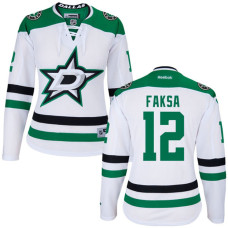 Women's Dallas Stars Radek Faksa #12 White Premier Away Jersey