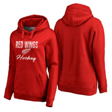 Women's Detroit Red Wings Red Freeline Pullover Hooded Hoodie