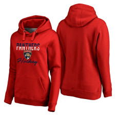 Women's Florida Panthers Red Freeline Pullover Hooded Hoodie