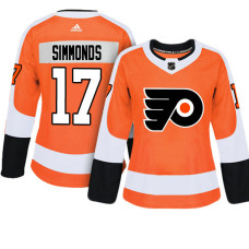 Women's Philadelphia Flyers #17 Wayne Simmonds Orange Adizero Player Home Jersey