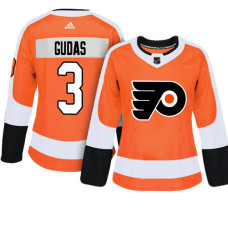 Women's Philadelphia Flyers #3 Radko Gudas Orange Adizero Player Home Jersey