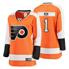 Women's Philadelphia Flyers Orange Mother's Day #1 Mom Jersey