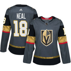 Women's Vegas Golden Knights #18 James Neal Gray Adizero Player Home Jersey With 2023 Stanley Cup Patch