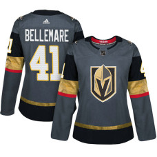 Women's Vegas Golden Knights #41 Pierre-Edouard Bellemare Gray Adizero Player Home Jersey With 2023 Stanley Cup Patch