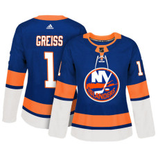 Women's New York Islanders #1 Thomas Greiss Royal Adizero Player Home Jersey