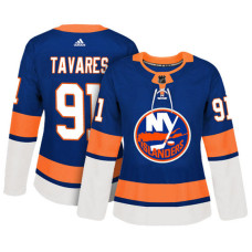 Women's New York Islanders #91 John Tavares Royal Adizero Player Home Jersey