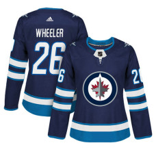 Women's Winnipeg Jets #26 Blake Wheeler Navy Adizero Player Home Jersey