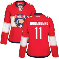 Women's Panthers #11 Jonathan Huberdeau Red Premier Home Jersey