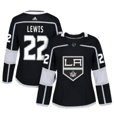 Women's Los Angeles Kings #22 Trevor Lewis Black Adizero Player Home Jersey