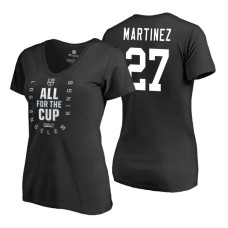 Women's Los Angeles Kings #27 Alec Martinez 2018 Stanley Cup Playoffs Black T-Shirt