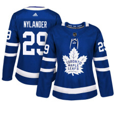 Women's Toronto Maple Leafs #29 William Nylander Blue Adizero Player Home Jersey